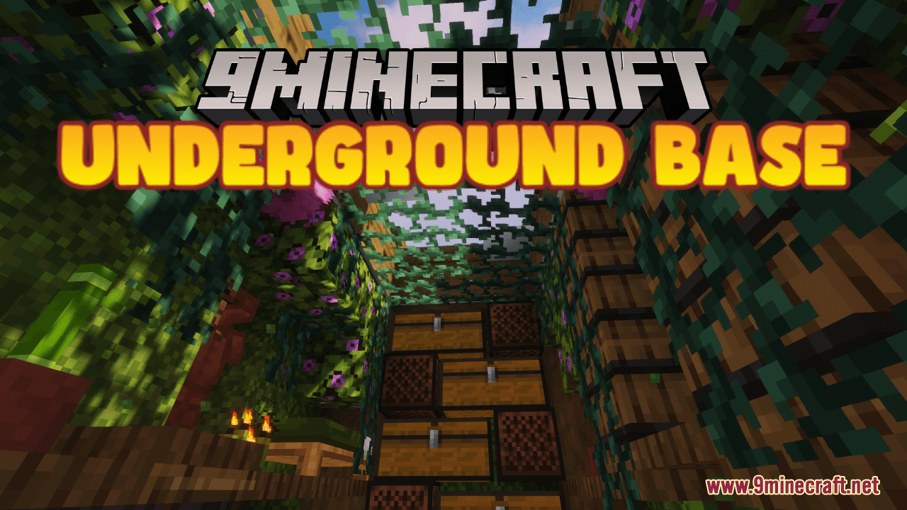 Minecraft Underground Base Map