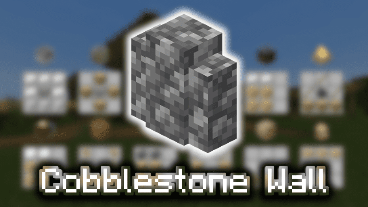 Minecraft Cobblestone Crafting