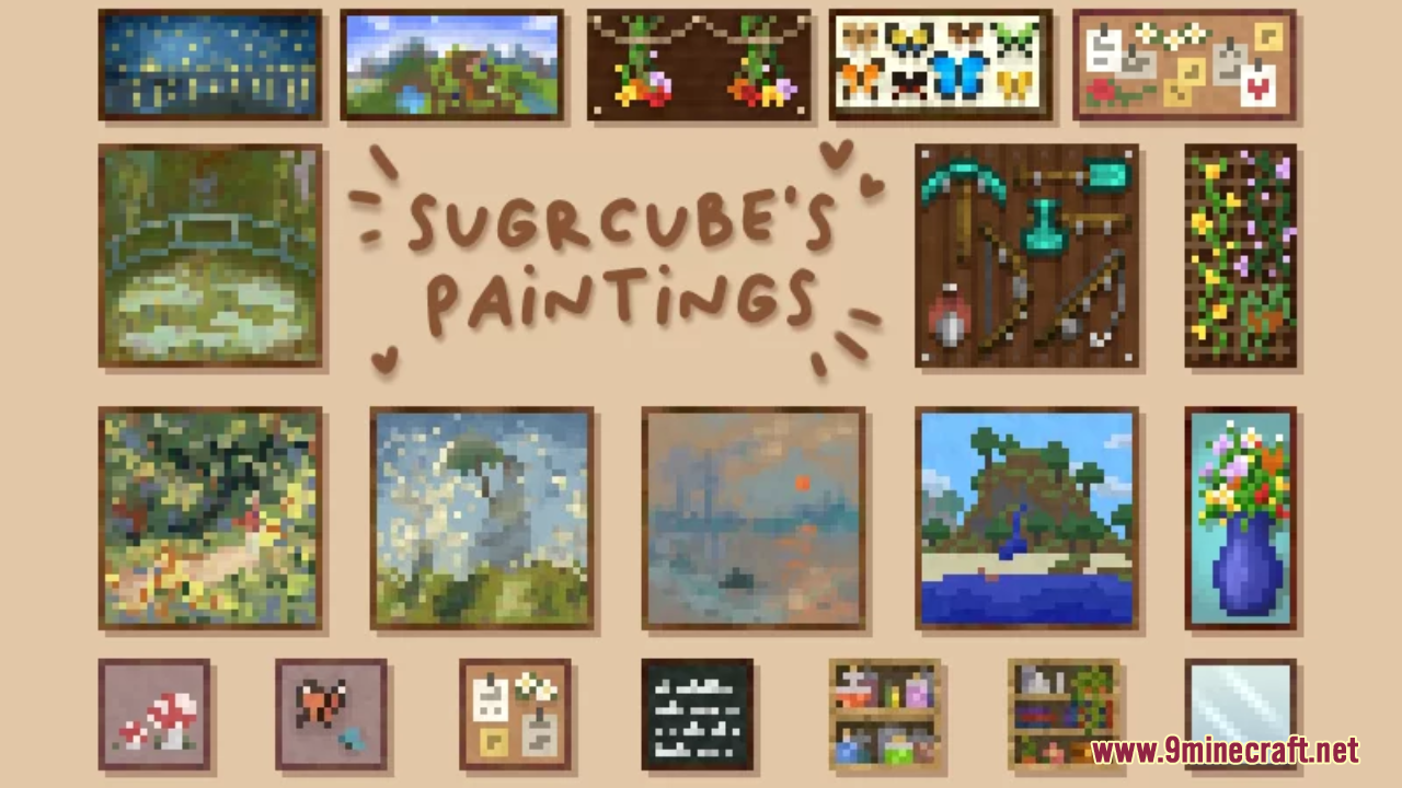 Custom Paintings Resource Pack (1.20.6, 1.20.1) Texture Pack