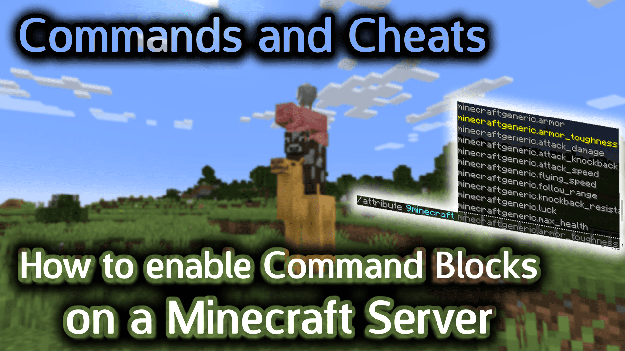 How to enable Command Blocks on a Minecraft Server Wiki Guide