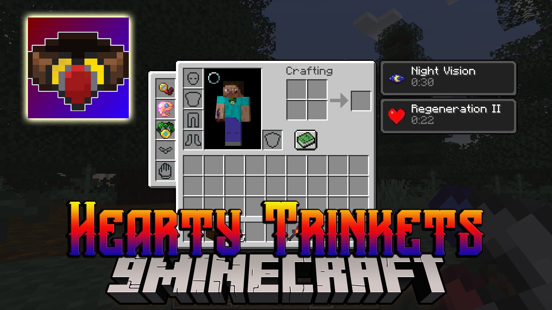 Hearty Trinkets Mod (1.19.2, 1.18.2) Old Tinkers Heart Canisters