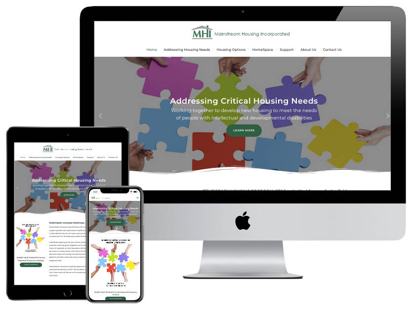 site Design for Mainstream Housing Incorporated