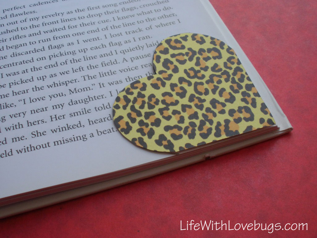 Heart Envelope Bookmark Life With Lovebugs