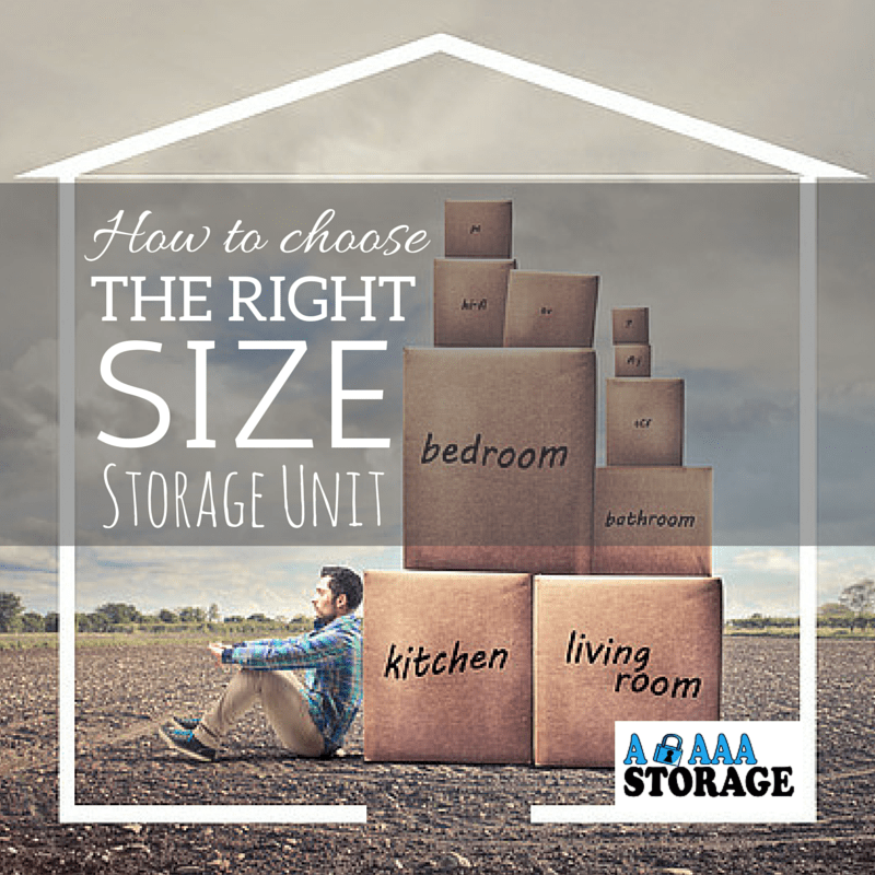 How to Choose the Right Size Storage Unit AAAA Storage