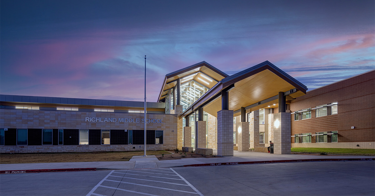 AP Completes Construction of Haltom and Richland Middle Schools