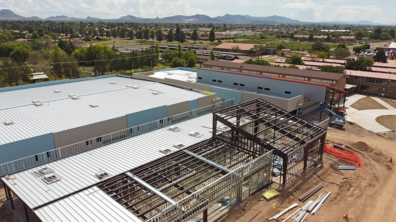 AP and Douglas Unified School District Top Out Douglas High School