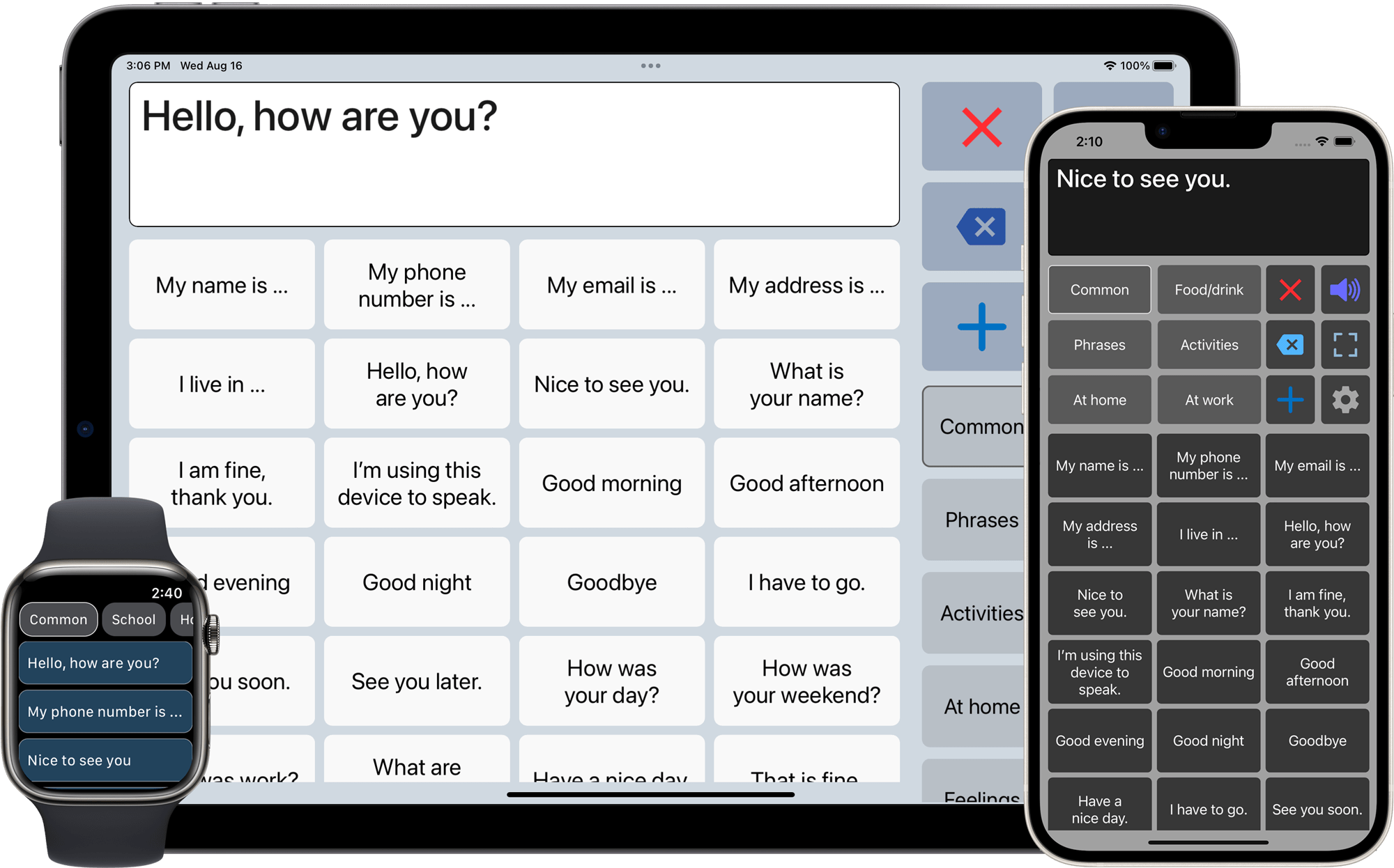 Speech Assistant AAC App Communication App for iPad and iPhone