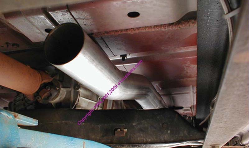 A1customs Special Crossmember Offset Pipe for GM 6.5 Turbo Diesel