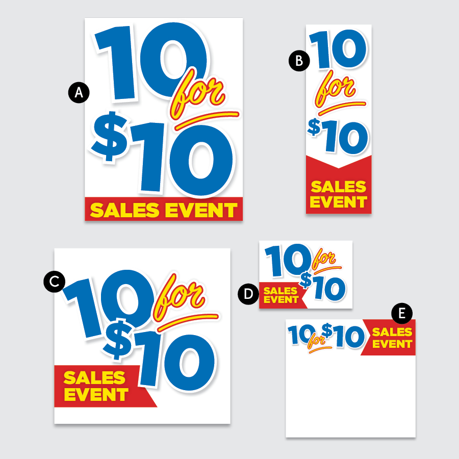 Holiday & Sale Sign Kits | A2 Direct