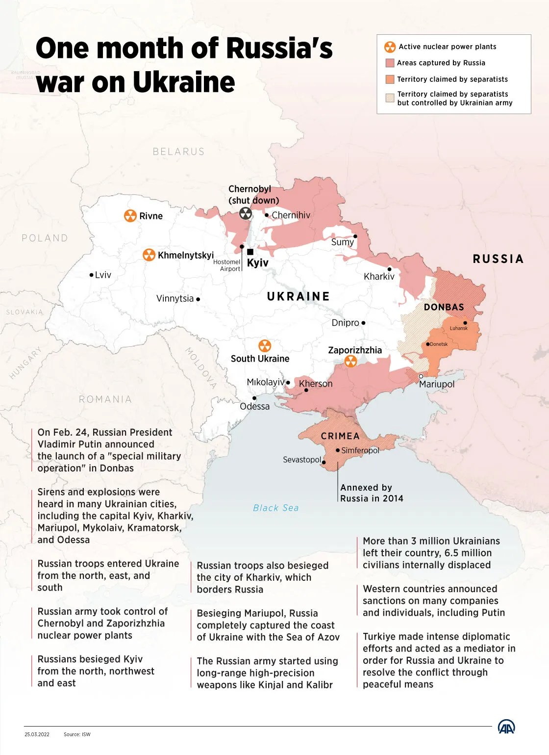 Interactive Map: Russia's Invasion of Ukraine