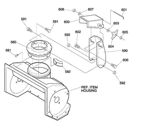 MURRAY SNOW THROWER PARTS