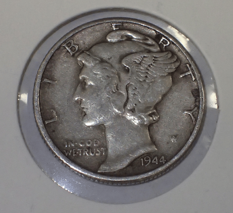 USA Mercury Dime 1944 Silver 50 AAA Coin Co