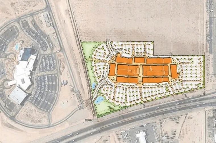 Phoenix Premium Outlet Mall at Wild Horse Pass AAA Landscape