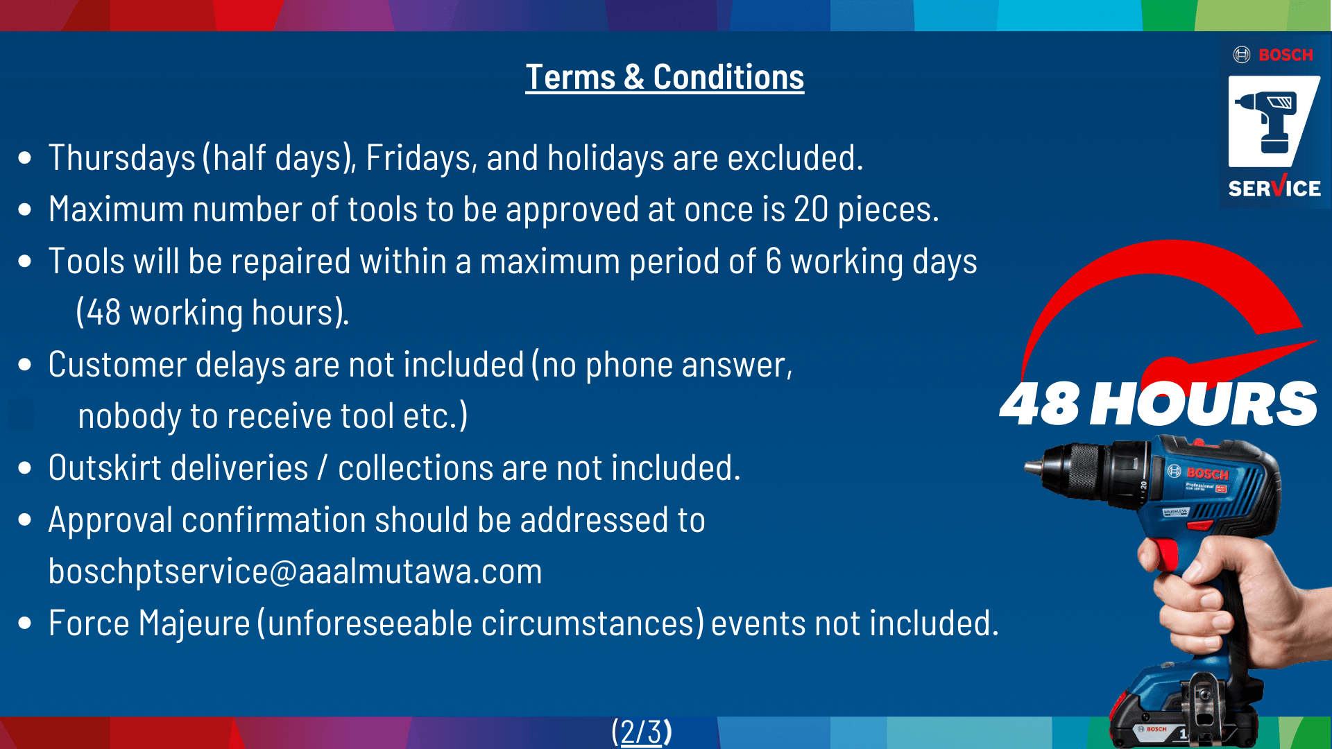 to Al Mutawa Bosch Tools