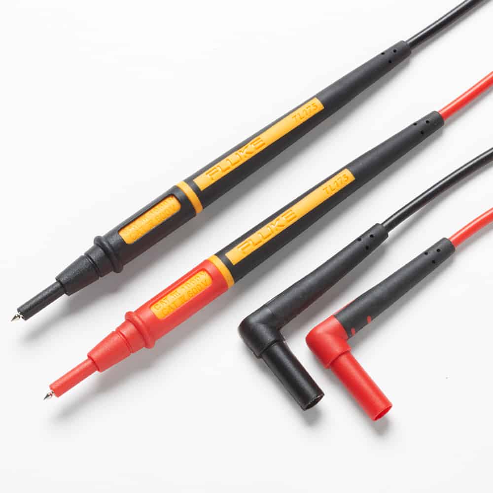 AABTools FLUKE TL175 Twistguard Test Leads; 2 mm Diameter Probe Tips