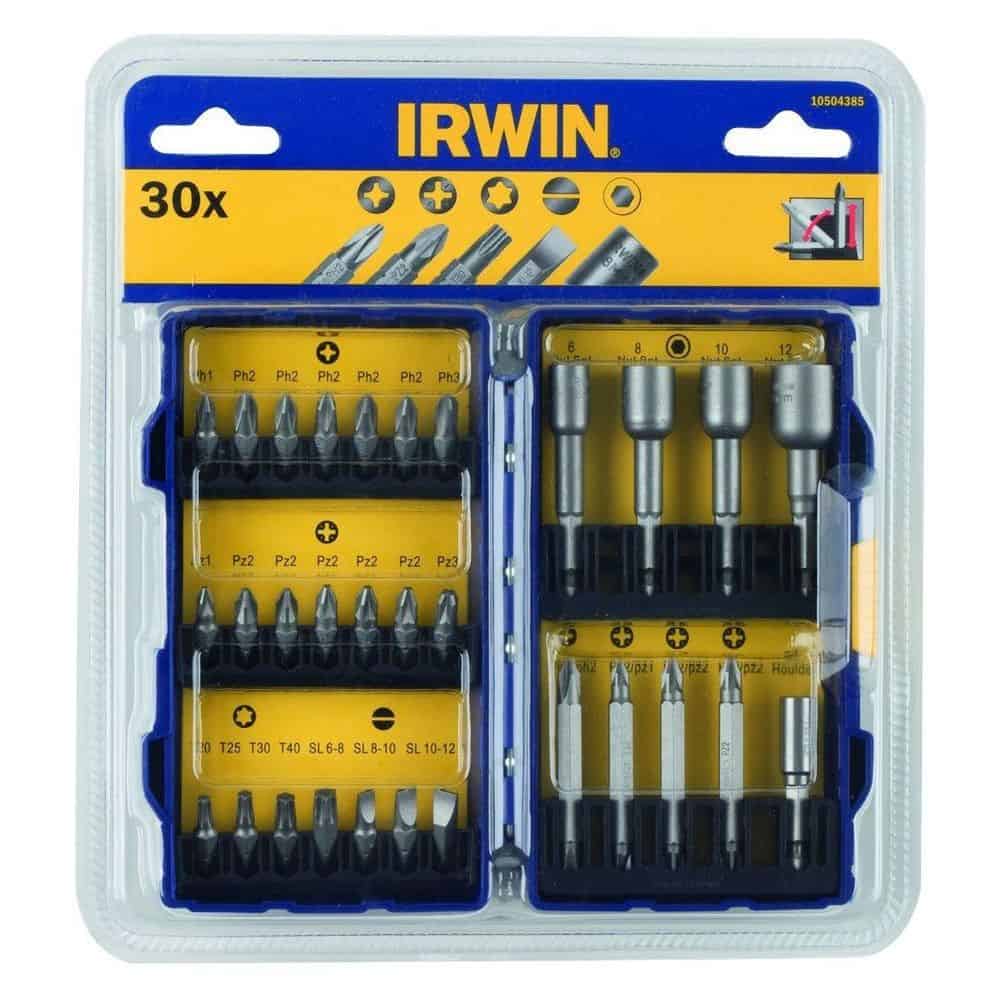 AABTools IRWIN 10504385 ProScrewdriver Bit Set 30 Pieces