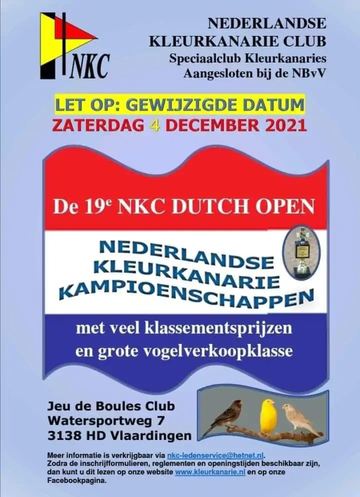 Dutch Open 2021 gaat waarschijnlijk niet door! Aad Crama