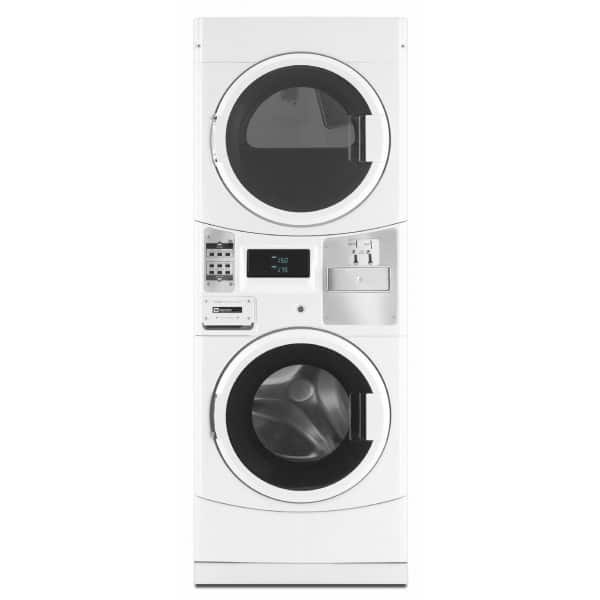 Maytag MLE22PDAYW Commercial Electric Super-Capacity Stack Washer/dryer