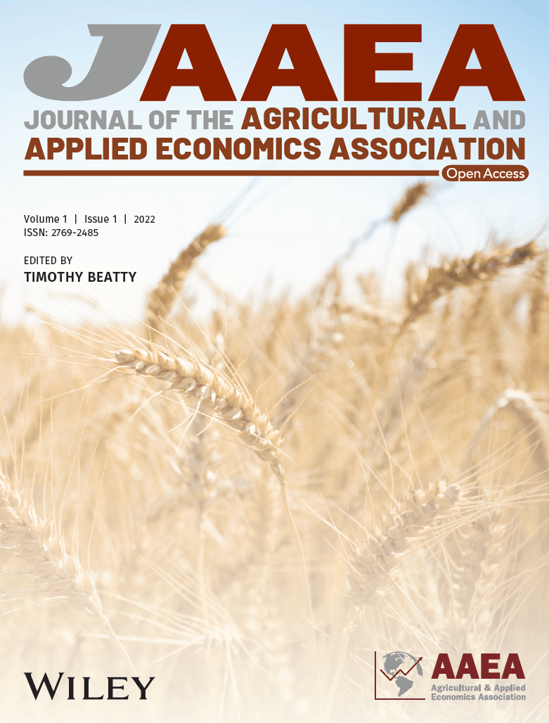 Journal of the Agricultural & Applied Economics Association (JAAEA