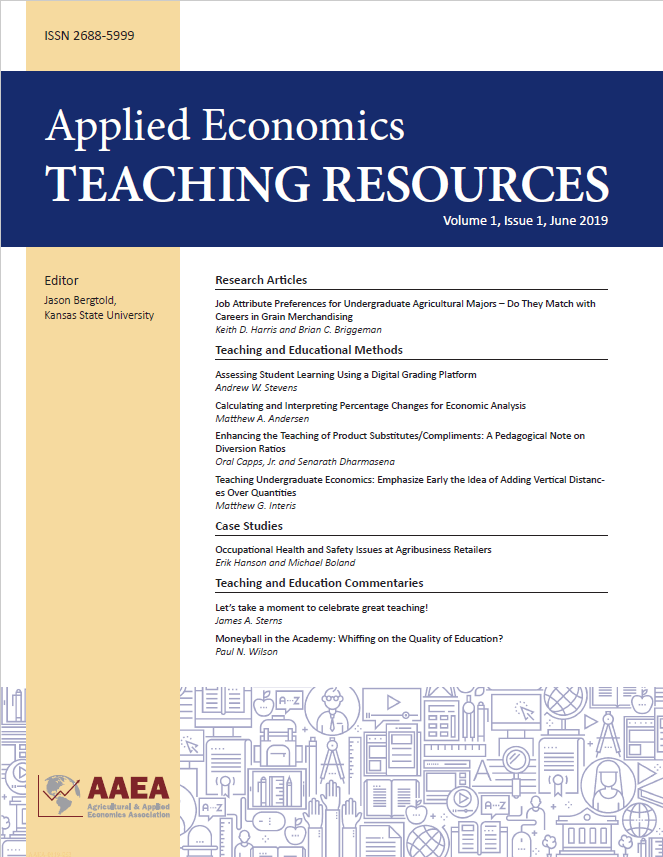 Applied Economics Teaching Resources (AETR) Agricultural & Applied