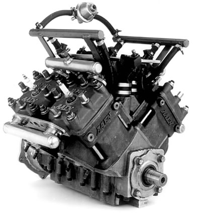 Aaen Performance : V-4 Two Stroke Racing Engine