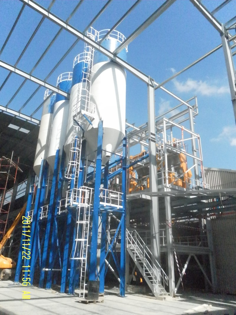 Fabrication, Supply & Erection of Aggregate Silos for Amiantit Oman at