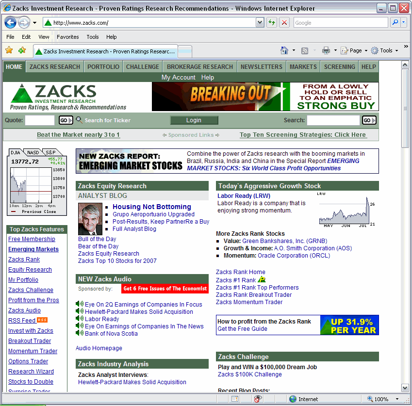 Comparison Comprehensive  Sites AAII