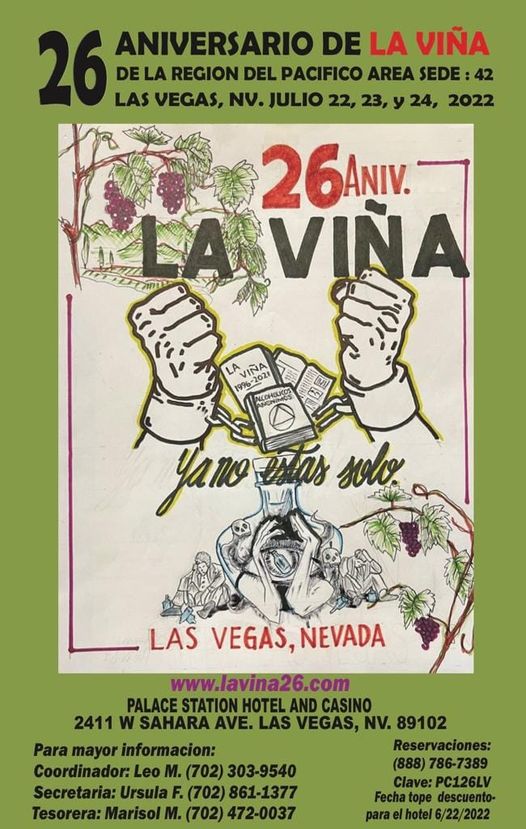 26 Aniversario de La Viña de la Región del Pacífico AA La Viña