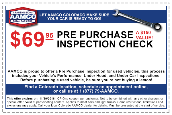 couponprepurchaseinspection2016 AAMCO Colorado