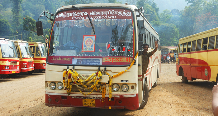 TNSTC Special Buses for Sabarimala Pilgrims Aanavandi Travel Blog