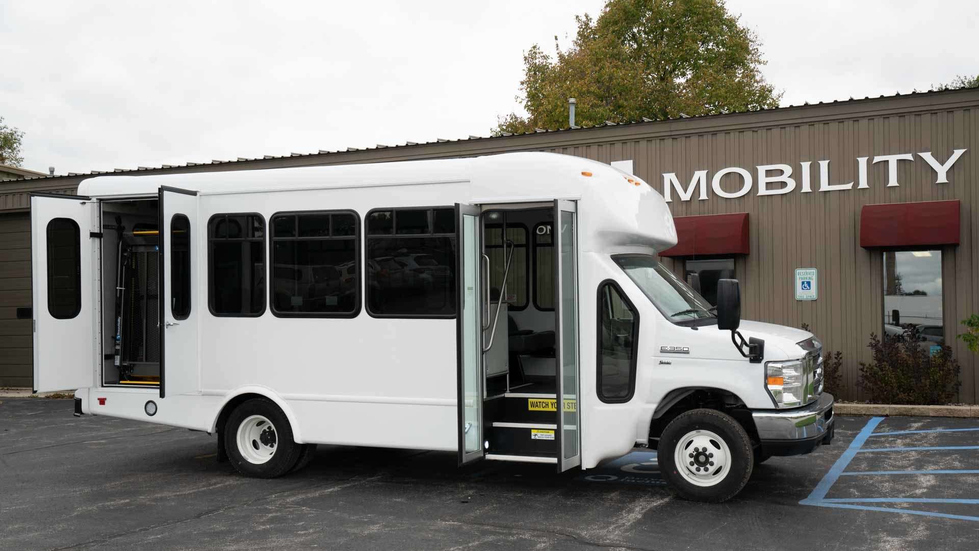 2019 Ford E350 Non Branded ADA Wheelchair Accessible Bus A&J Mobility