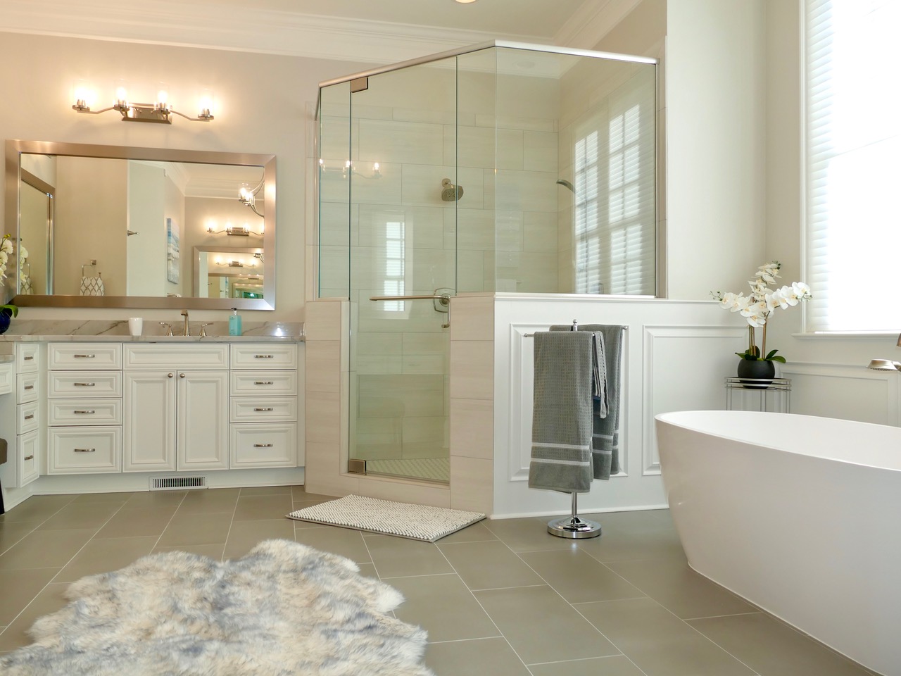 North Raleigh Master Bathroom Remodel A&M Remodeling, Inc.