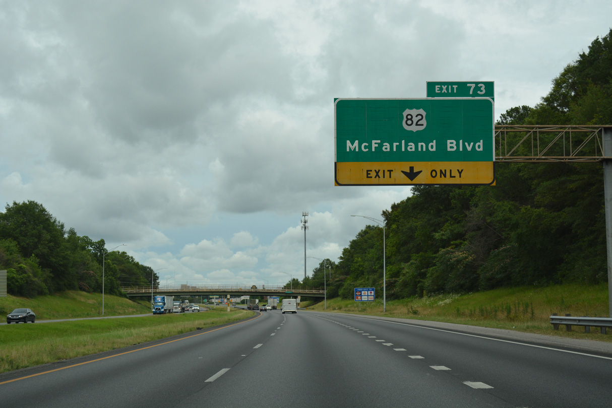 I20/59 North Tuscaloosa to Vance AARoads Alabama