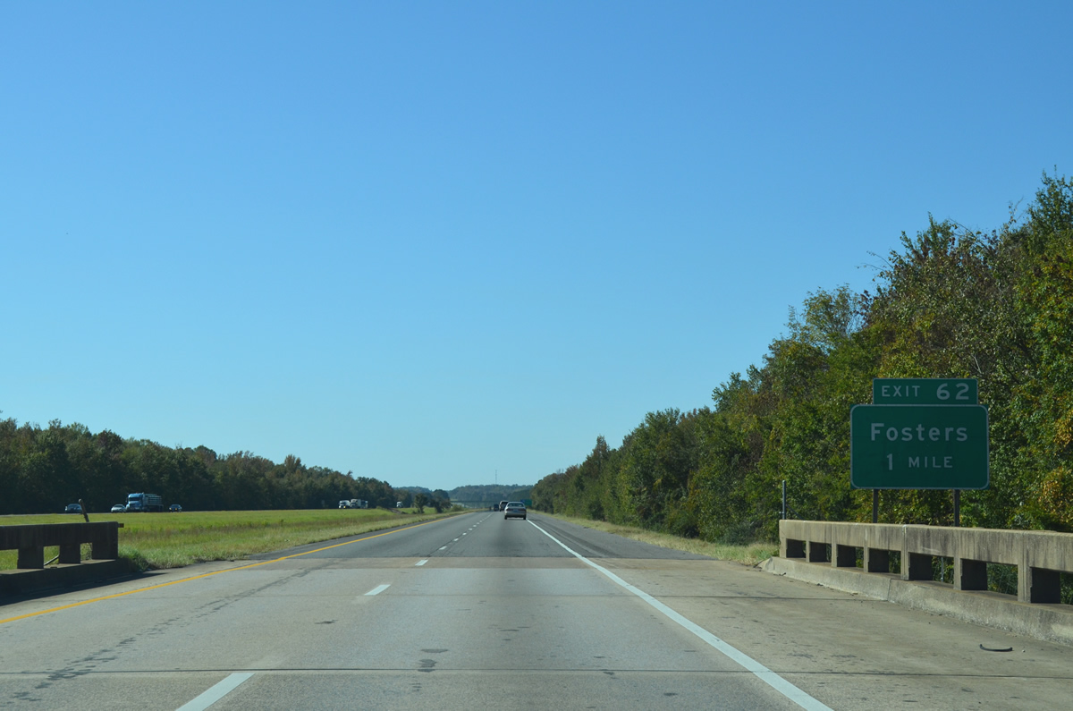 I20/59 South Vance to Tuscaloosa AARoads Alabama