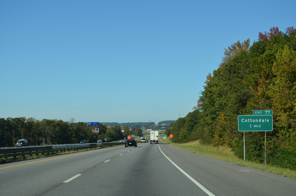 I20/59 South Vance to Tuscaloosa AARoads Alabama