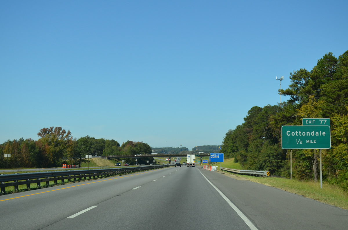 I20/59 South Vance to Tuscaloosa AARoads Alabama
