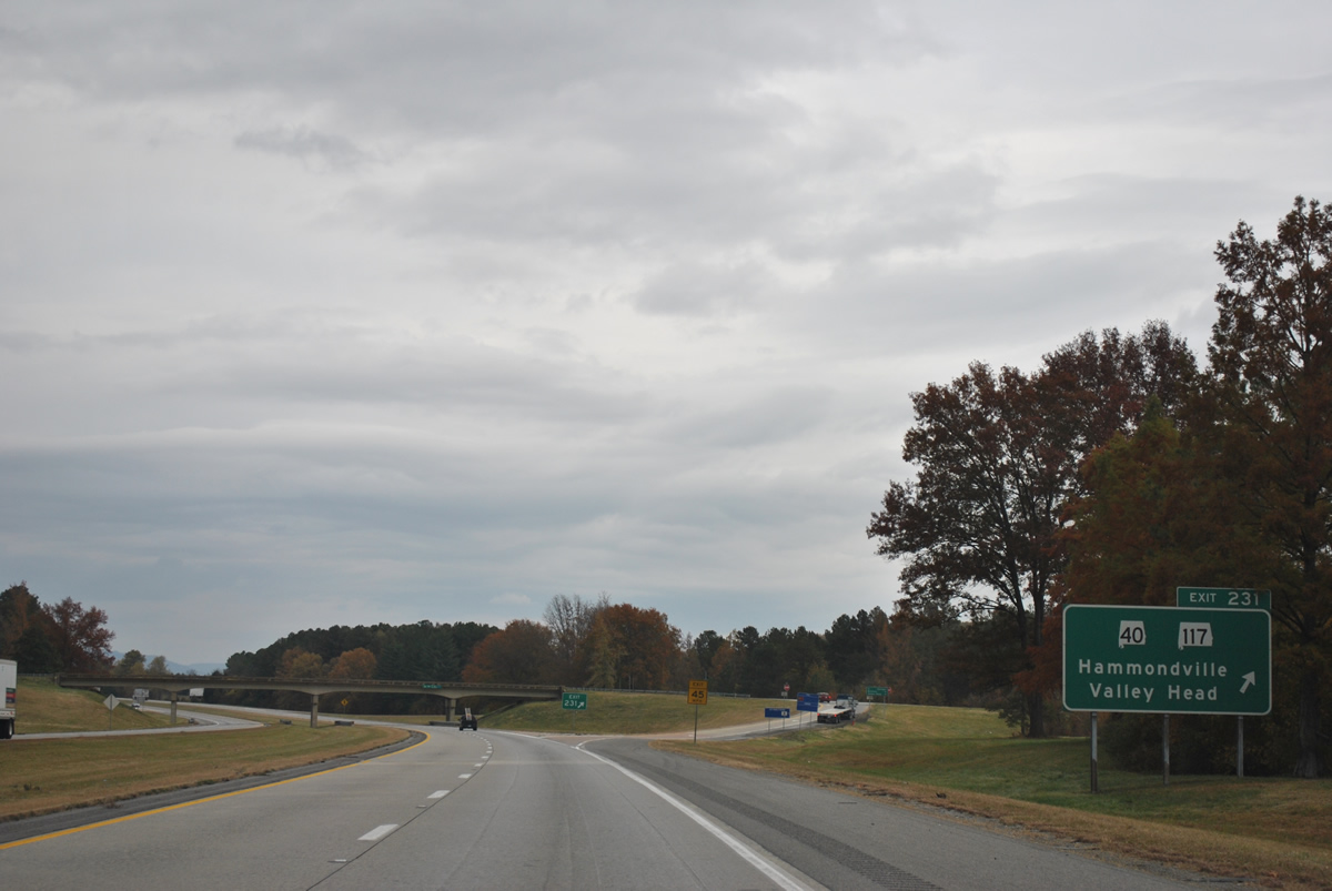 Interstate 59 North Gadsden to AARoads Alabama