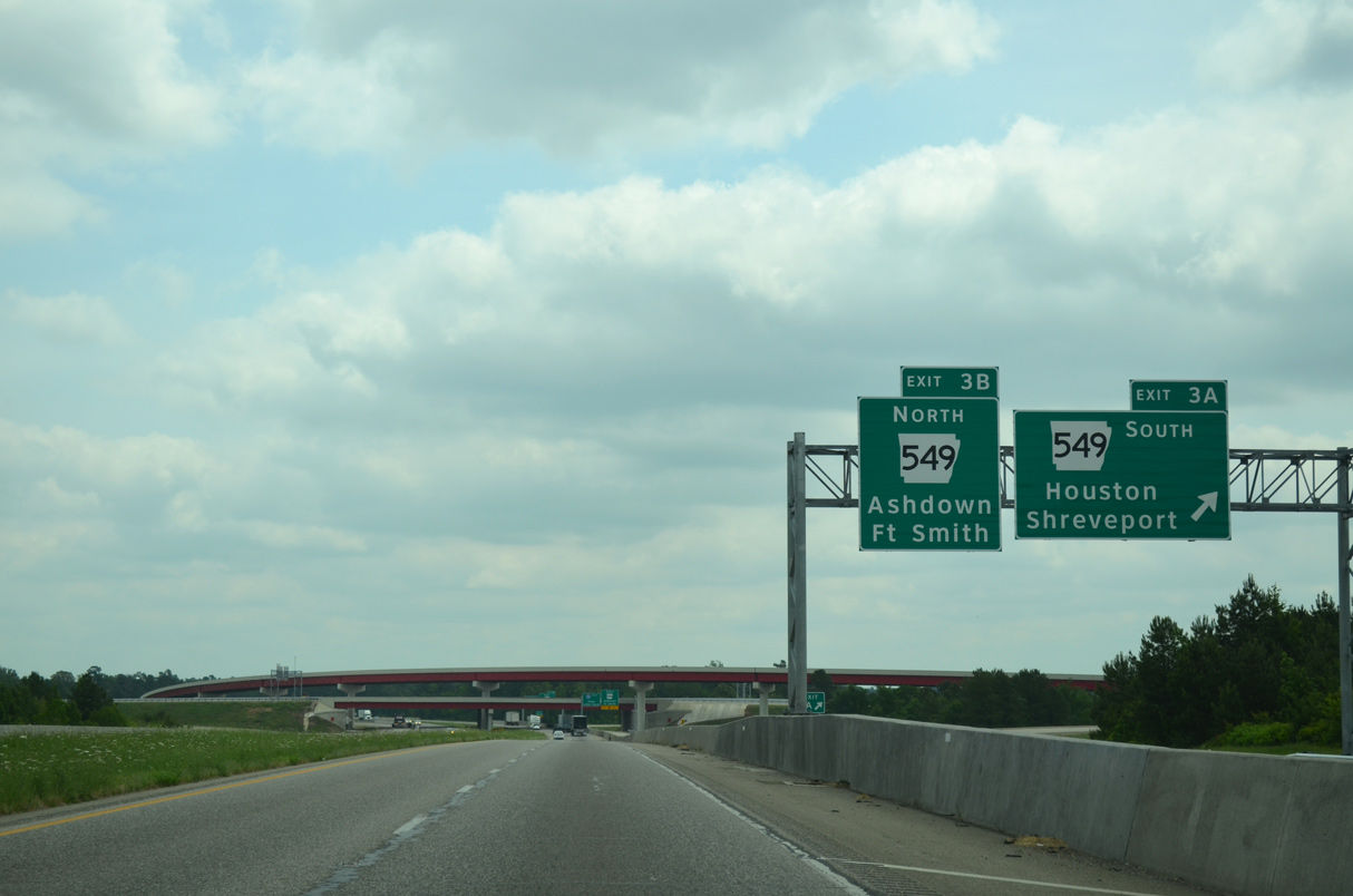Interstate 30 East Texarkana to Prescott AARoads Arkansas