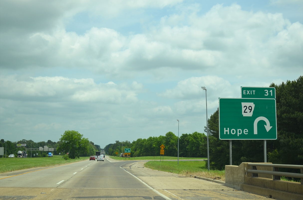 Interstate 30 East Texarkana to Prescott AARoads Arkansas