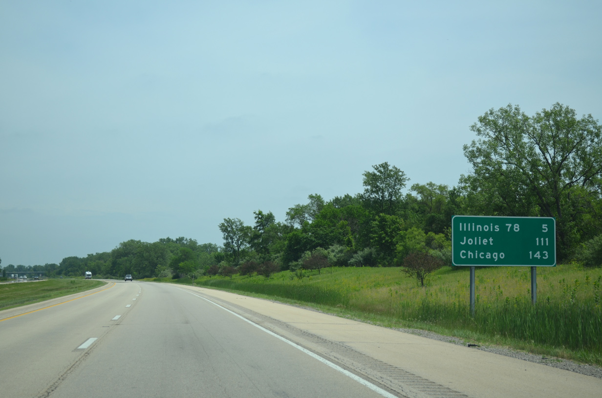 Interstate 80 East Quad Cities to Annawan AARoads Illinois