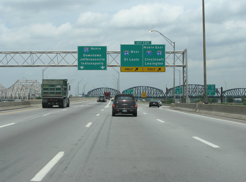 Interstate 65 North Louisville AARoads Kentucky