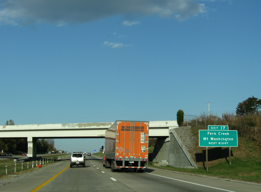 Interstate 265 & Kentucky 841 Gene Snyder Freeway East AARoads