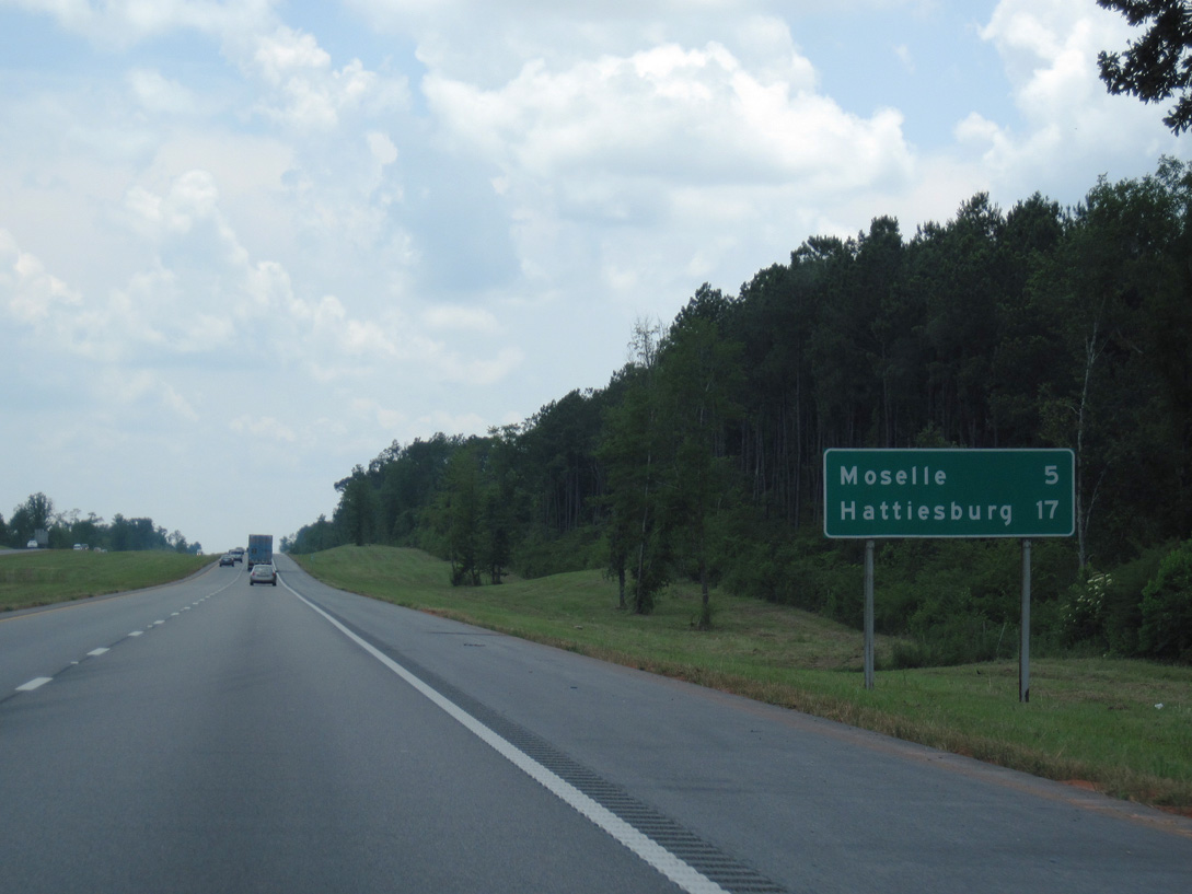 Interstate 59 South Ellisville to Hattiesburg AARoads Mississippi