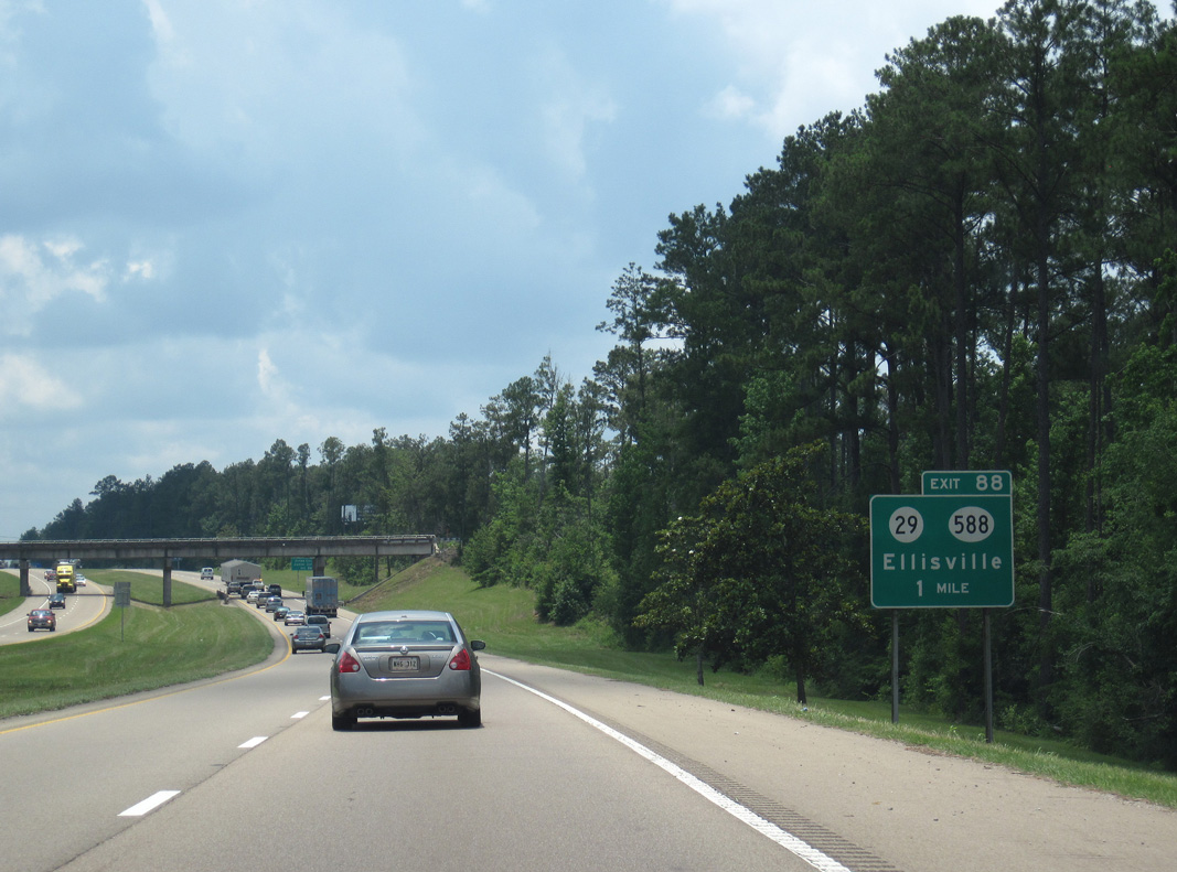 Interstate 59 South Ellisville to Hattiesburg AARoads Mississippi
