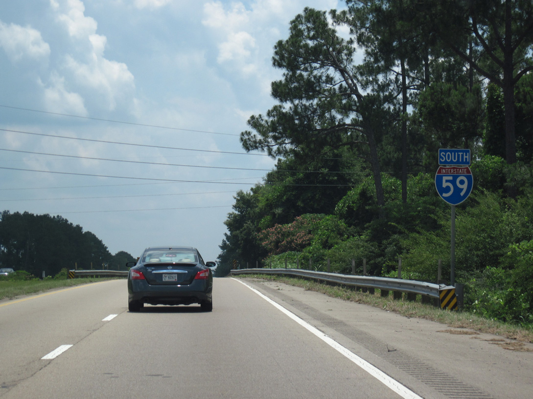Interstate 59 South Ellisville to Hattiesburg AARoads Mississippi