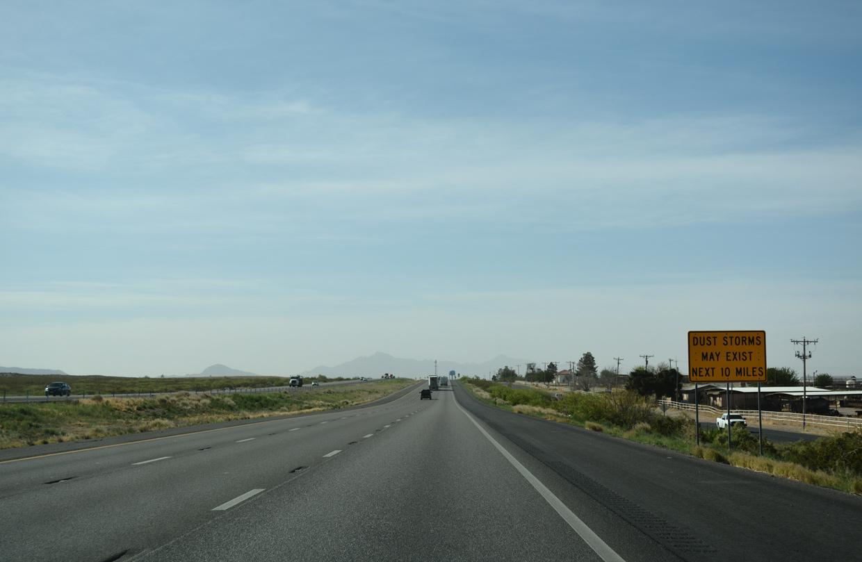 Interstate 10 East Doña Ana County AARoads New Mexico