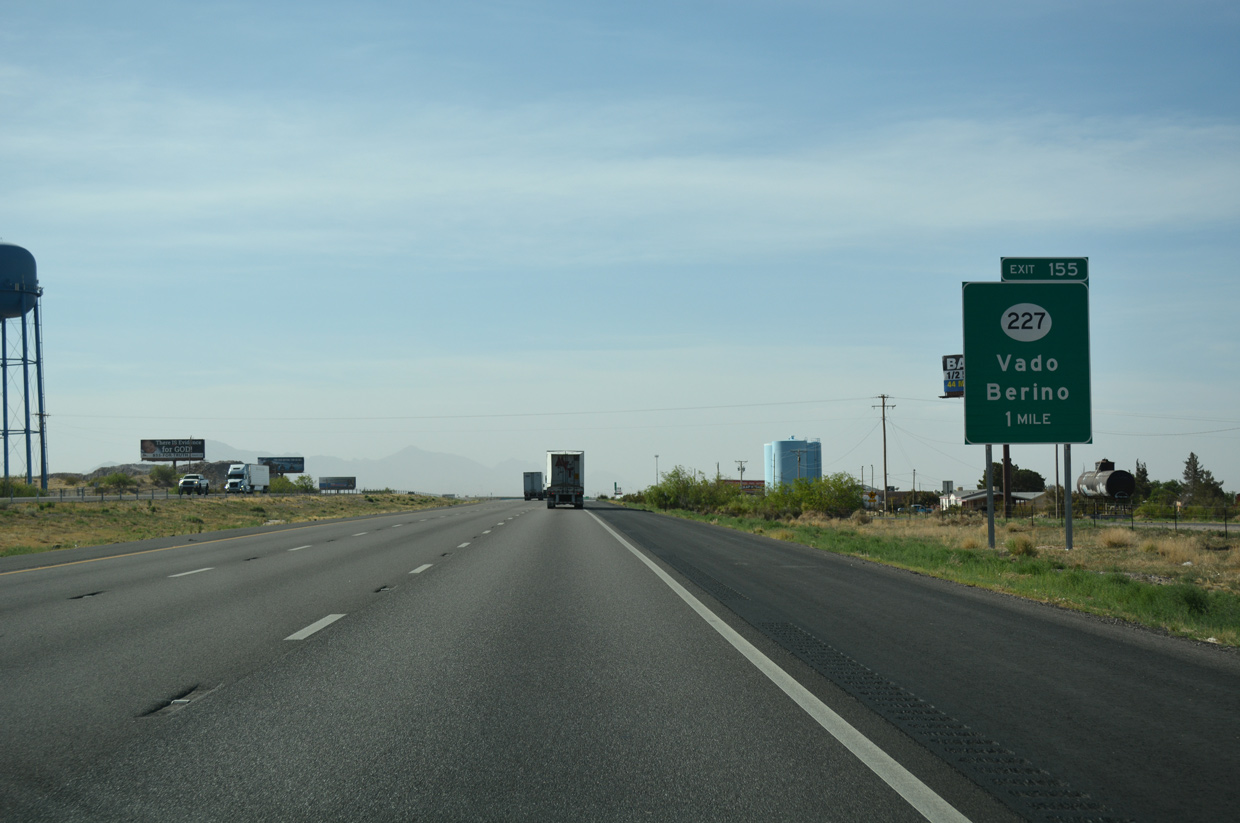 Interstate 10 East Doña Ana County AARoads New Mexico