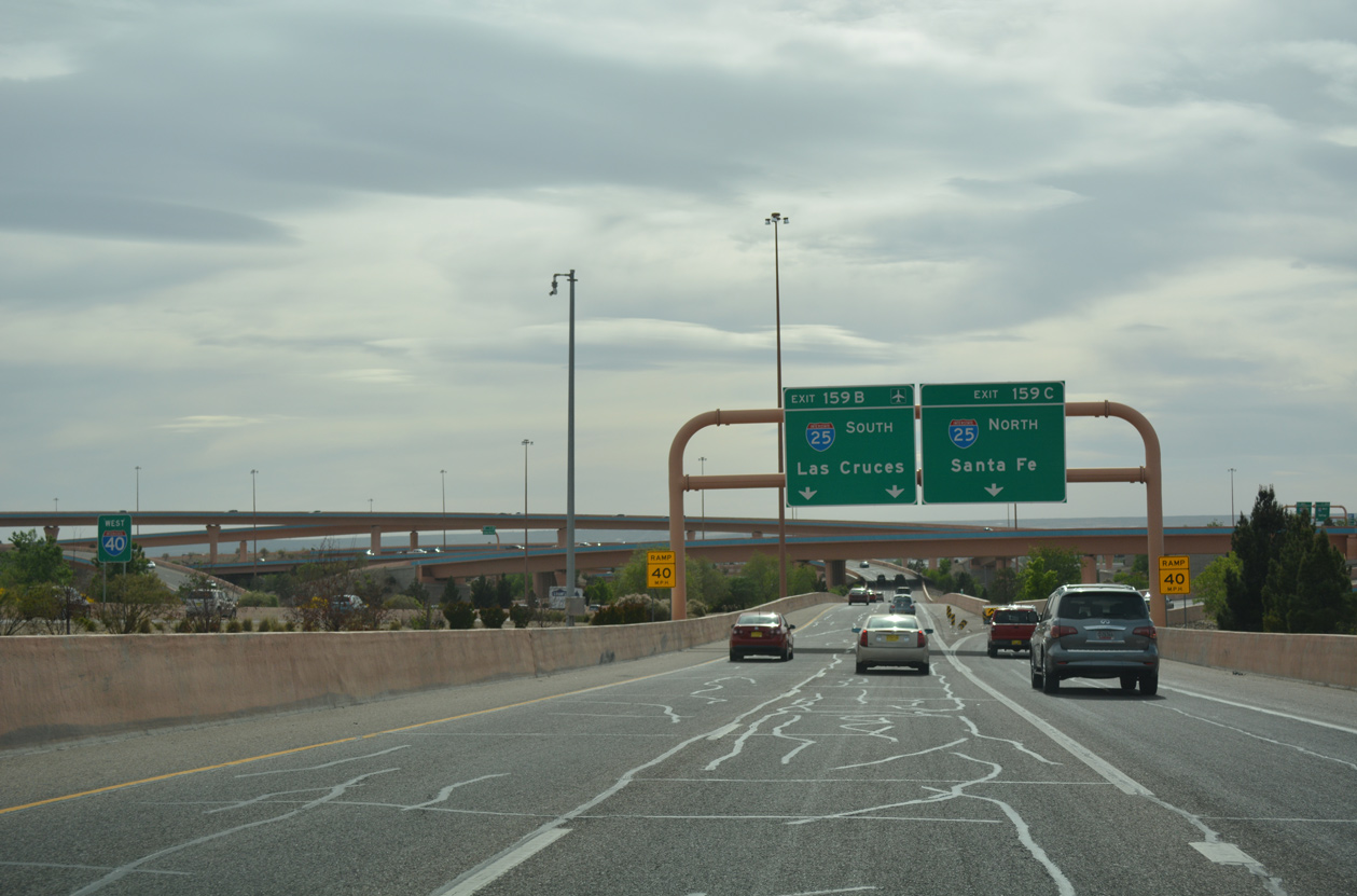 Interstate 40 West Albuquerque AARoads New Mexico