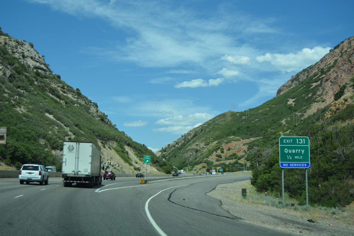 Interstate 80 East Parleys Canyon to Echo AARoads Utah