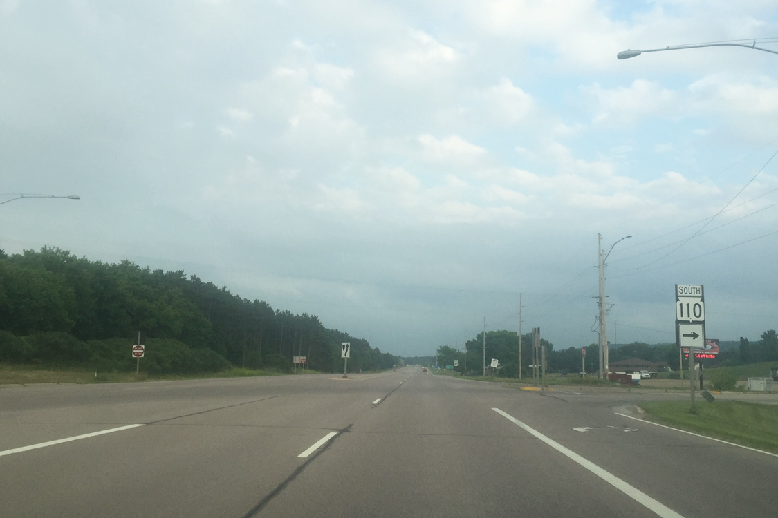 U.S. 45 South Split Rock to Marion AARoads Wisconsin